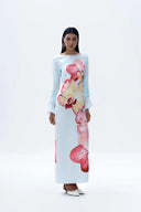 Justin Tong Rye Dress - Blue Orchid