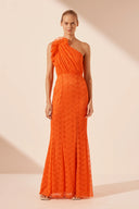 Shona Joy Sol Lace Asymmetrical Dress
