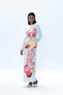 Justin Tong Rye Dress - Blue Orchid