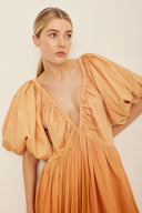 Rooh Collective Birthday Gown - Orange Ombre