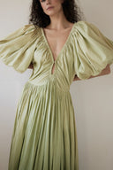 Rooh Collective Birthday Gown - Pistachio Ombre
