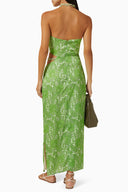 SUBOO Orbit Halter Dress - Green
