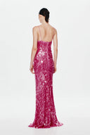 Misha Sapphire Sequin Dress - Fuschia
