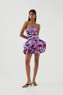 Aje Behold Mini Dress - Lilac Nights