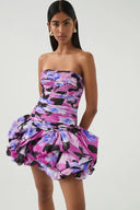 Aje Behold Mini Dress - Lilac Nights