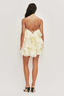 Aje Pandorea Layered Mini Dress - Butter