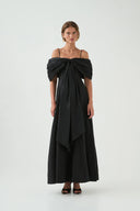 Aje Scarlet Gown - Black