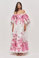 Aje Jardin Gown - Rosa Bold Light