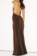 Natalie Rolt Winona Gown - Espresso