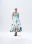 Justin Tong Aquarelle Midi Dress - Siren's Retreat