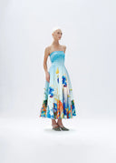 Justin Tong Aquarelle Midi Dress - Siren's Retreat