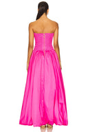 Aje Estelle Gown - Cerise Pink