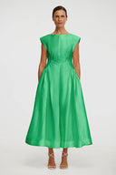 Acler Emery Midi Dress - Shamrock