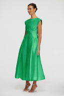 Acler Emery Midi Dress - Shamrock