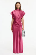 Acler Beckford Maxi Dress - Orchid Pink
