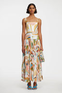 Acler Leasgill Midi Dress - Cubist Canyon