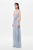 Misha Devon Sequin Dress - Cloud Blue