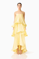 Elliatt Tilly Tiered Maxi Dress - Butter Yellow