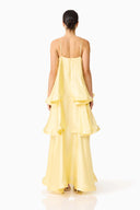Elliatt Tilly Tiered Maxi Dress - Butter Yellow