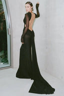 Effie Kats Monaca Gown - Black