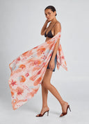 Miimi & Jiinda Oversized Silk Scarf - Ochre Country
