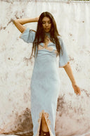 Lenni The Label Aloe Maxi Dress - Dusty Blue