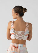 Miimi & Jiinda Miingii Lace Crop Top (Part Of A Set)