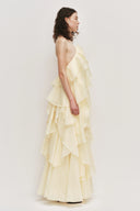 Aje Pandorea Layered Maxi Dress - Butter