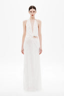 Misha Devon Sequin Dress - Ivory