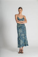 Miimi & Jiinda Jibaanga Silk Dress - Navy