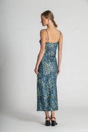 Miimi & Jiinda Jibaanga Silk Dress - Navy