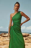 Sonya Moda Nour Maxi Dress - Forest Green Shimmer
