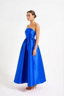 Pasduchas Pippa Strapless Midi - Cobalt