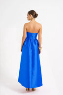 Pasduchas Pippa Strapless Midi - Cobalt