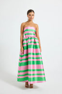 Pasduchas Gigi Strapless Midi - Watermelon