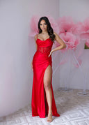 Tania Olsen Belladonna Formal Gown - Ruby Red