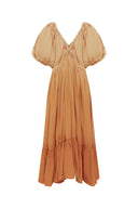 Rooh Collective Birthday Gown - Orange Ombre