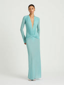 Benni Zuri Maxi Dress - Teal