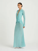 Benni Zuri Maxi Dress - Teal