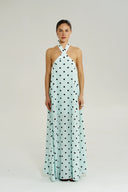 Summi Summi Cross Over Halter Maxi Dress - Pinot Drops