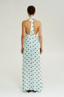 Summi Summi Cross Over Halter Maxi Dress - Pinot Drops