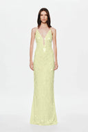 Misha Sapphire Sequin Dress - Lemon