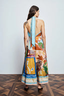 Alémais Mlak Halter Midi Dress
