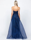 Bariano Megan Origami Gown - Navy