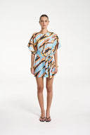 Summi Summi Tie Front Dress - Zanzibar