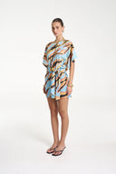 Summi Summi Tie Front Dress - Zanzibar