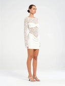 Benni Oskar Mini Dress - White