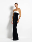 Effie Kats Madison Gown - Black Velvet