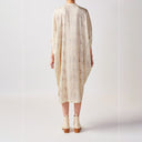 Ngali Murrandi Cream Silk Button Kaftan