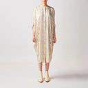 Ngali Murrandi Cream Silk Button Kaftan